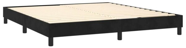 VidaXL - Bársony Ágy LED-del - 160x200 cm