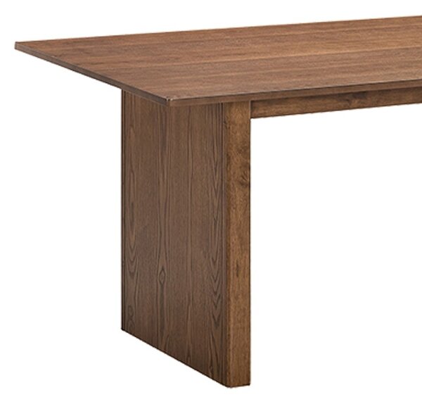 Asztal és szék szett, 7 darabos, Eleganza-Siena, dió, 180x99x75.8 cm