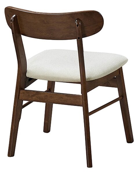 Asztal és szék szett, 7 darabos, Eleganza-Cairo, dió, 180x99x75.8 cm
