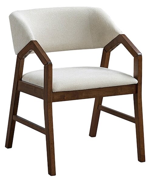 Asztal és szék szett, 7 darabos, Eleganza-Livia, dió, 180x99x75.8 cm