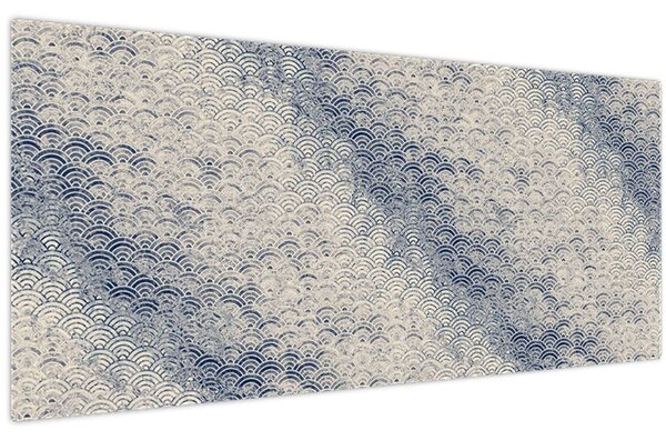 Kép - Hullámminta (120x50 cm)