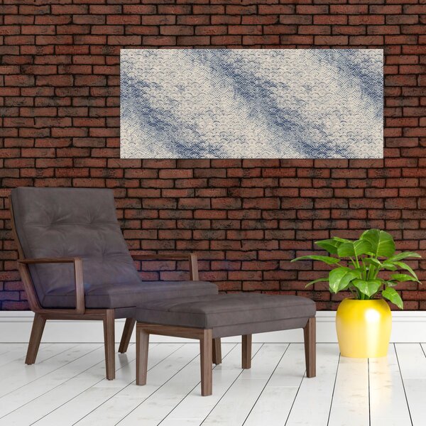 Kép - Hullámminta (120x50 cm)