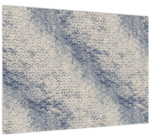 Kép - Hullámminta (70x50 cm)