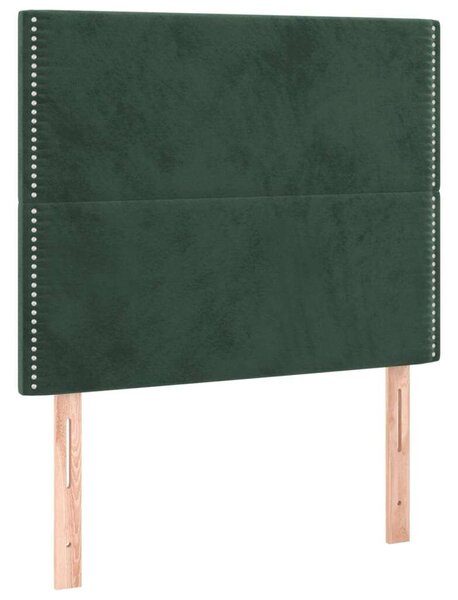VidaXL - Bársony Ágy LED-del - 120x200 cm