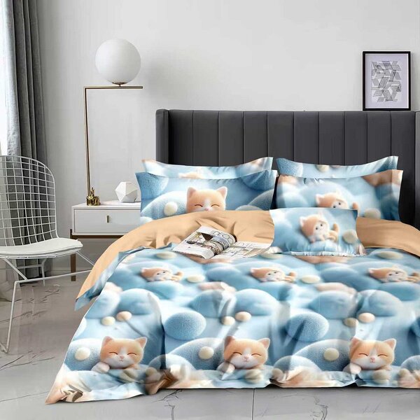 Soft kitty gyerek ágyneműhuzat szett - 2 részes