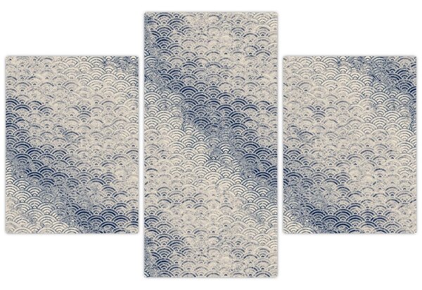 Kép - Hullámminta (90x60 cm)