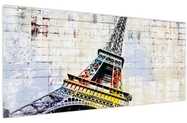 Kép - Az Eiffel-torony digitális művészete (120x50 cm)