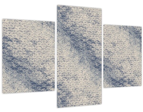 Kép - Hullámminta (90x60 cm)