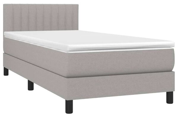 VidaXL Rugós Ágy - LED-es - 80x200 cm