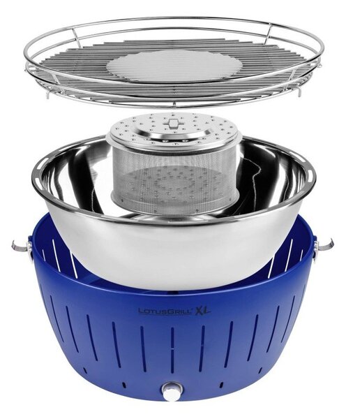 Kék füstmentes faszenes grillsütő - LotusGrill XL