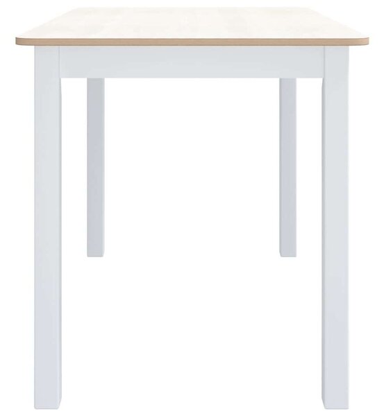 VidaXL Étkezőasztal - Fehér/Barna - 114x71x75cm