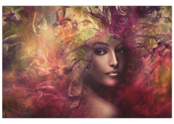 Kép - Fantasy nő (90x60 cm)