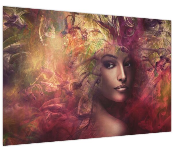 Kép - Fantasy nő (90x60 cm)