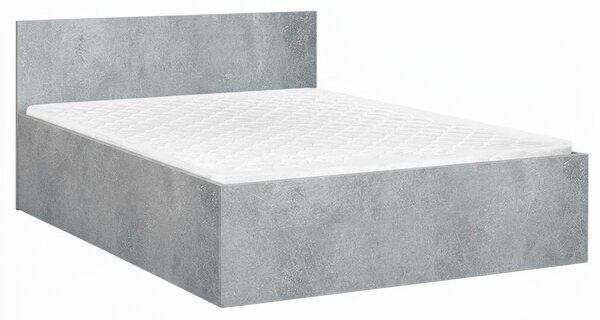 Ágy SOFIA 120 x 200 cm, beton Ágyrács: Ágyrács nélkül, Matrac: Matrac nélkül
