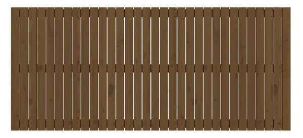 Fenyőfa Fali Fejtámla - Mézbarna - 204x90 cm