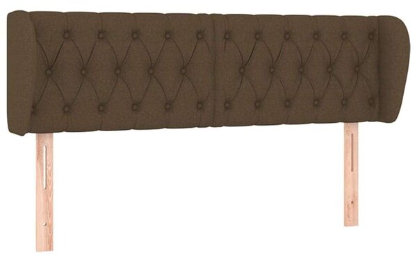 VidaXL Fejtámla - Szövet - Sötétbarna - 147cm