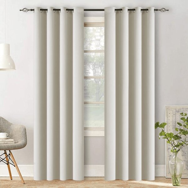 2x OXFORD fehér-krém függöny 140x250 cm