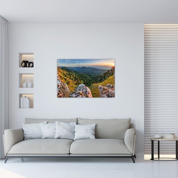 Kép - Hegyi táj (90x60 cm)