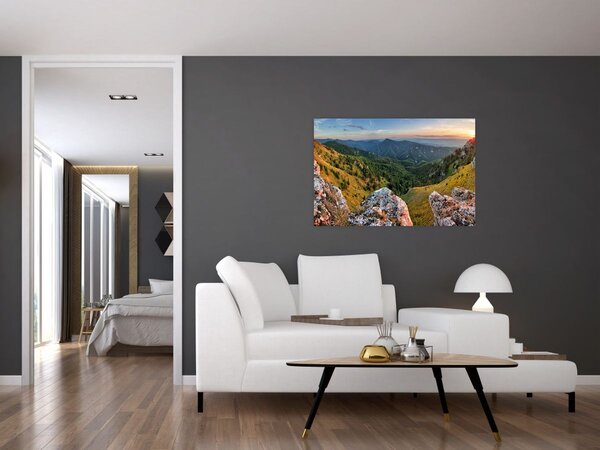 Kép - Hegyi táj (90x60 cm)