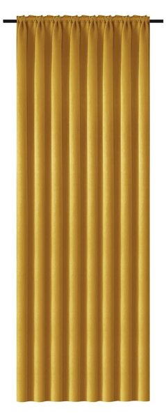 OXFORD sárga függöny 140x250 cm Felfüggesztés: Hullámos sínszalag
