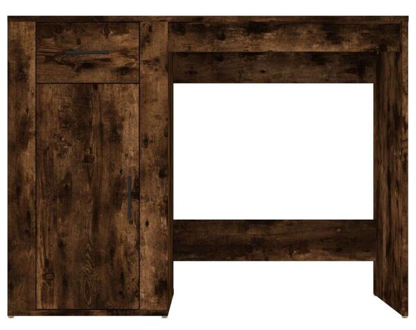VidaXL füstös tölgy színű szerelt fa íróasztal 100x49x75 cm