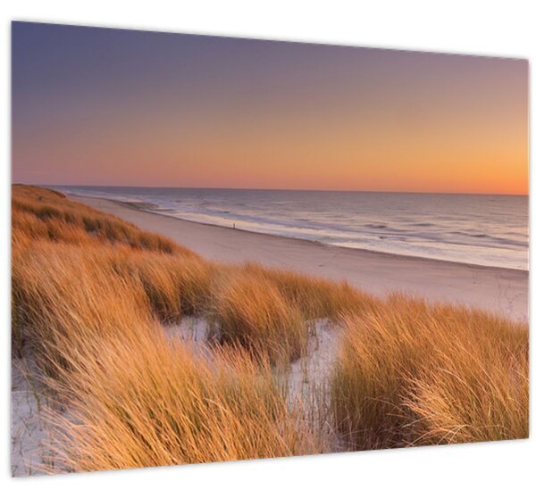 Kép - Strand naplementében (70x50 cm)
