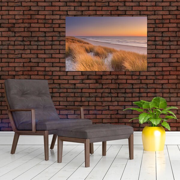 Kép - Strand naplementében (90x60 cm)