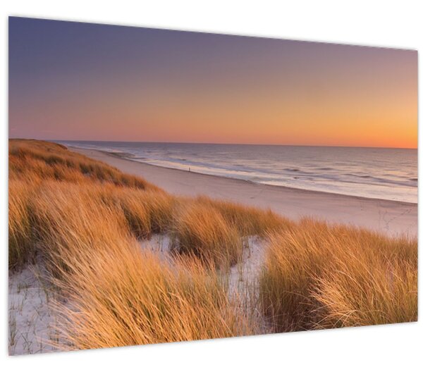 Kép - Strand naplementében (90x60 cm)