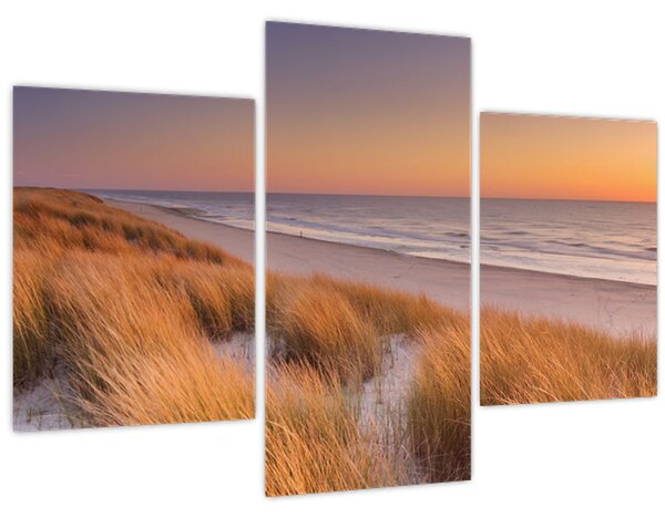 Kép - Strand naplementében (90x60 cm)