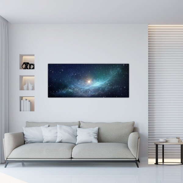 Kép - Csillagok és ködök (120x50 cm)