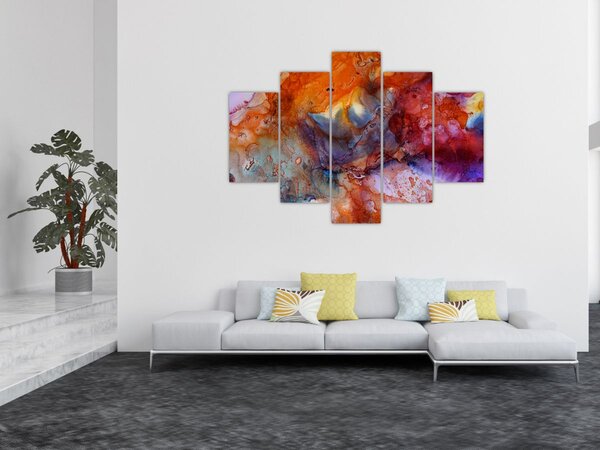 Kép - Absztrakt tinta művészet (150x105 cm)