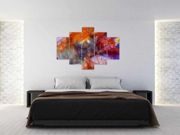 Kép - Absztrakt tinta művészet (150x105 cm)