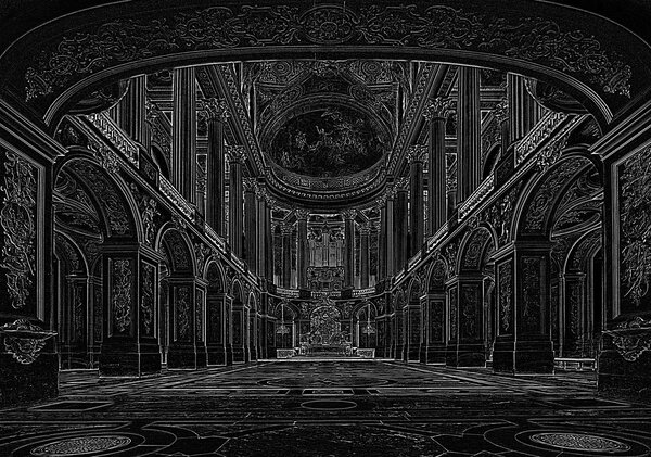 Fotótapéta - Nagyterem, Versailles-i csarnok (152,5x104 cm)