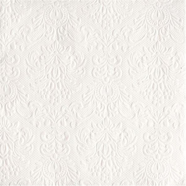 Elegance white papírszalvéta 33x33cm, 15db-os