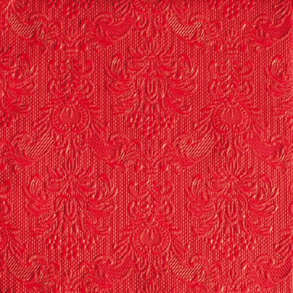 Elegance red papírszalvéta 33x33cm, 15db-os