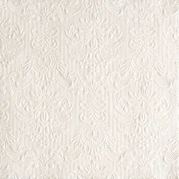 Elegance pearl white papírszalvéta 33x33cm, 15db-os