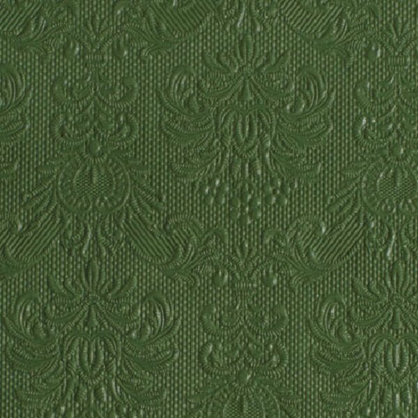 Elegance dark green papírszalvéta 25x25cm, 15db-os