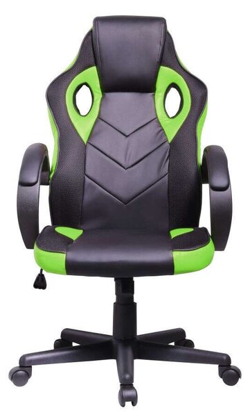 Iris GCH205BE Gamer szék #fekete-zöld