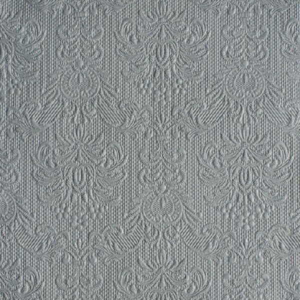 Elegance grey papírszalvéta 33x33cm, 15db-os