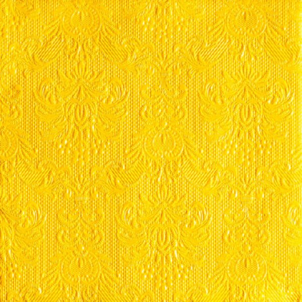 Elegance yellow papírszalvéta 33x33cm, 15db-os