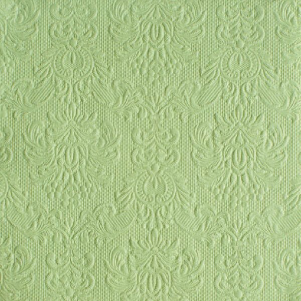 Elegance Pale Green papírszalvéta 40x40cm, 15db-os