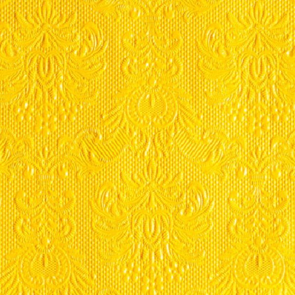 Elegance yellow papírszalvéta 25x25cm, 15db-os