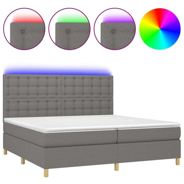 VidaXL LED-es Ágy - 200x200 cm