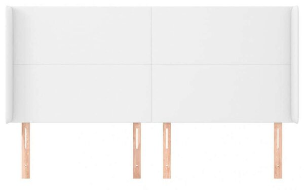 VidaXL Ágyfejtámla - Fehér Műbőr - 203cm