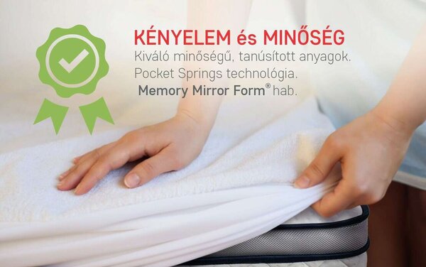 Endurance Pocket Memory Matrac - 7 Komfortzóna - 90x200 cm