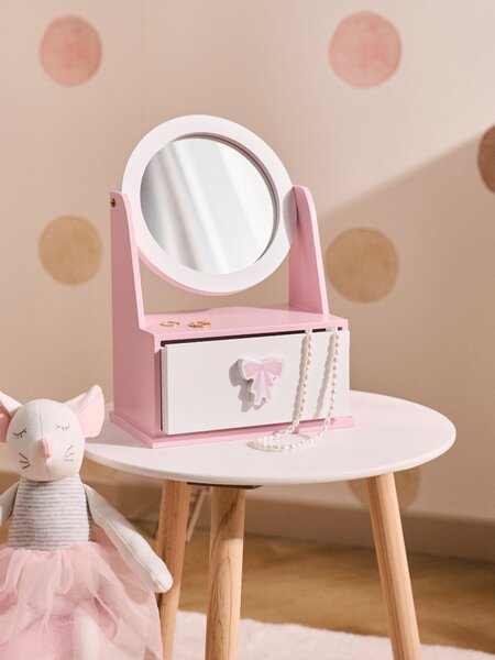 Sinsay - Tükörrel ellátott szekrény - pasztellpink