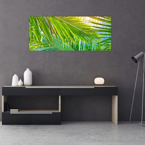 Kép - Pálmalevelek (120x50 cm)