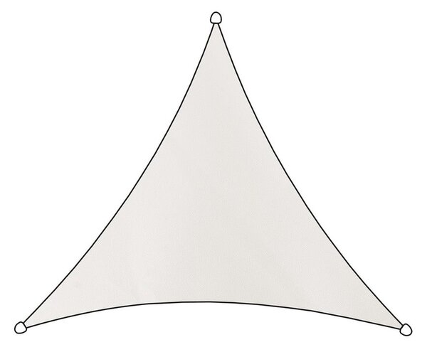 Como fehér háromszög alakú árnyékoló ponyva, 3,6 m - Livin' Outdoor