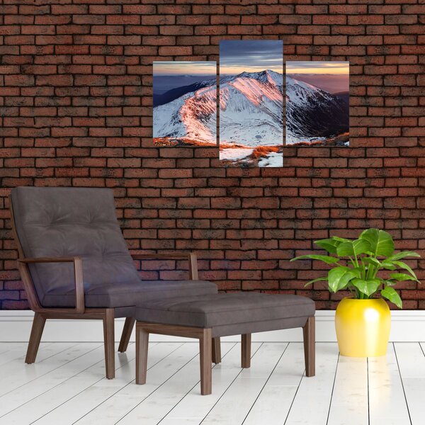 Kép - Téli hegyi panoráma II. (90x60 cm)