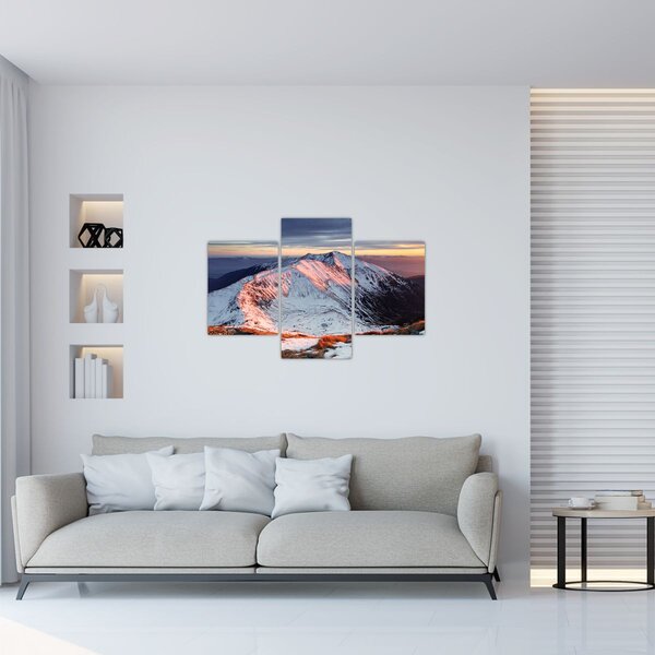 Kép - Téli hegyi panoráma II. (90x60 cm)
